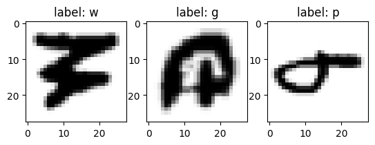 Rotated EMNIST images